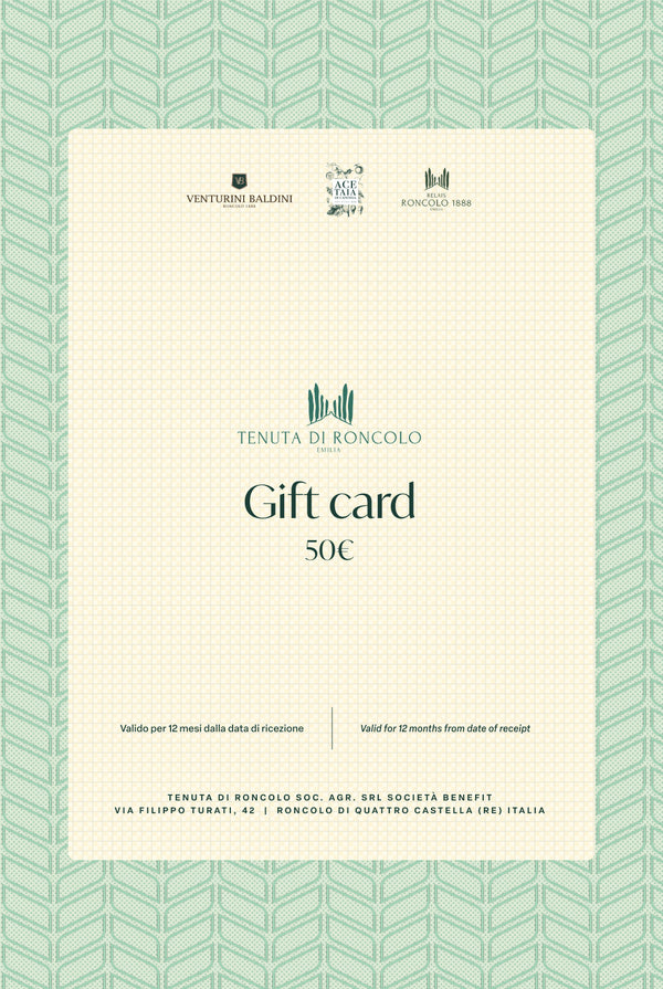 Carta regalo customizzabile