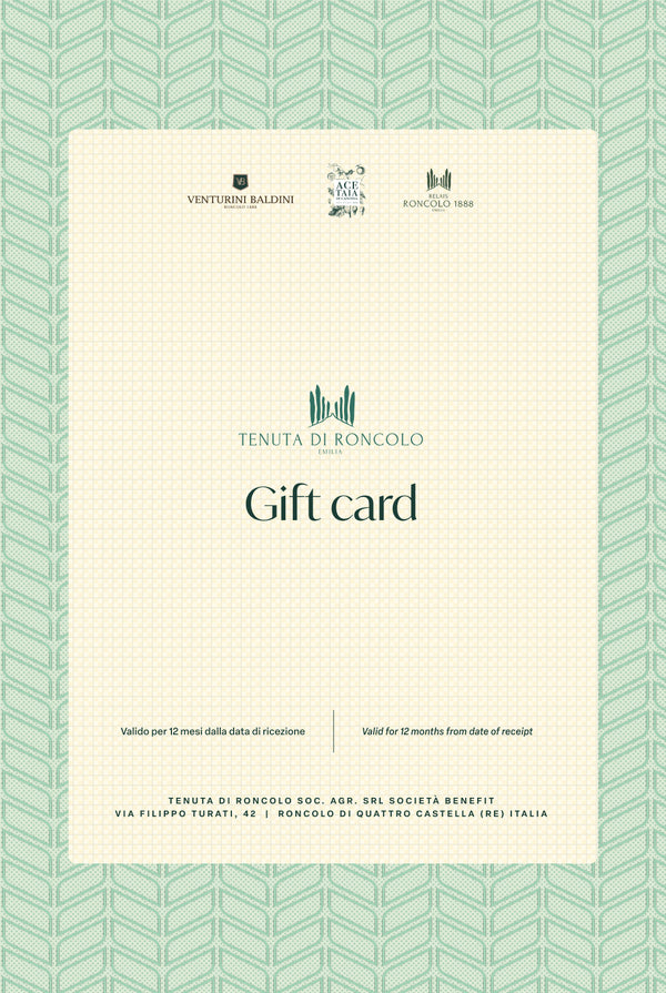 Carta regalo customizzabile
