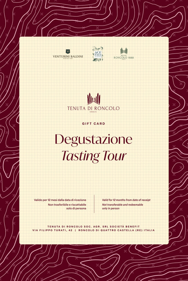 Tour di degustazione - carta regalo