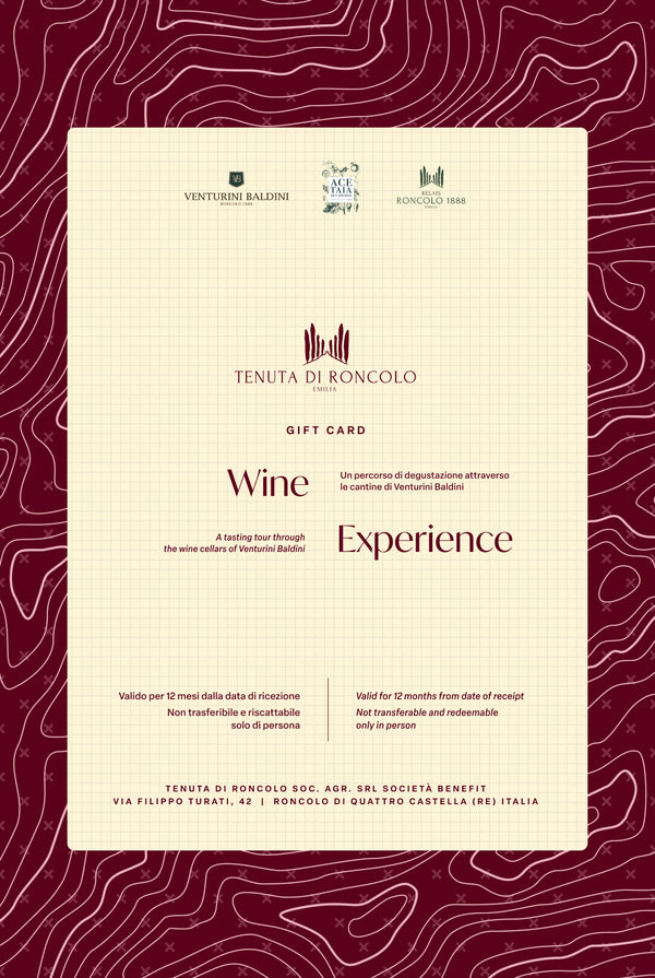 Tour di degustazione - carta regalo